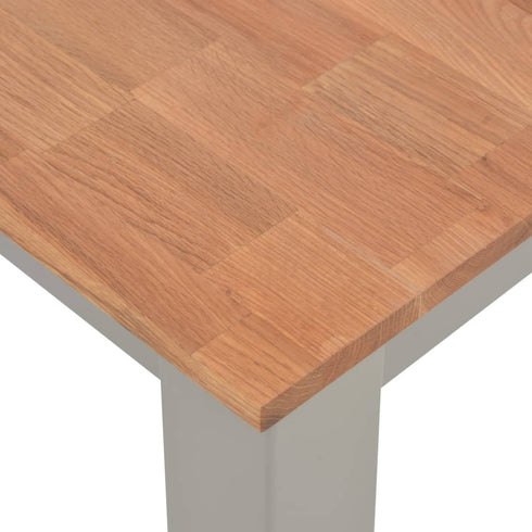 Maison Madeleine -  7 Piece Dining Set Solid Oak Wood